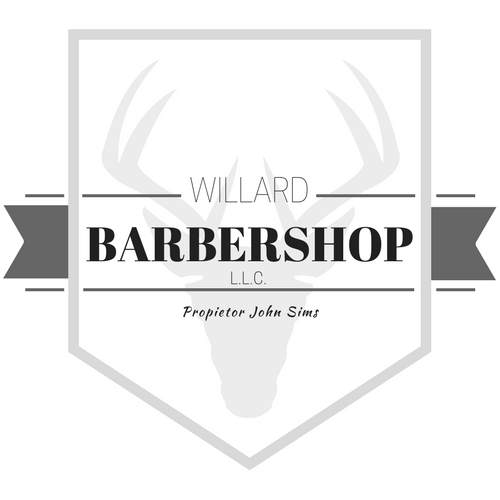 Original Willard Barbershop LLC logo, Proprietor John Sims